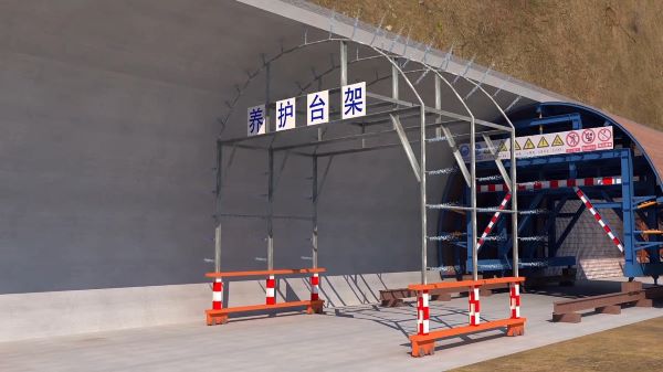 八步区隧道施工动画制作公司 - 隧道施工工艺和施工方法 - 隧道施工汇报动画视频 - bim 工程施工动画